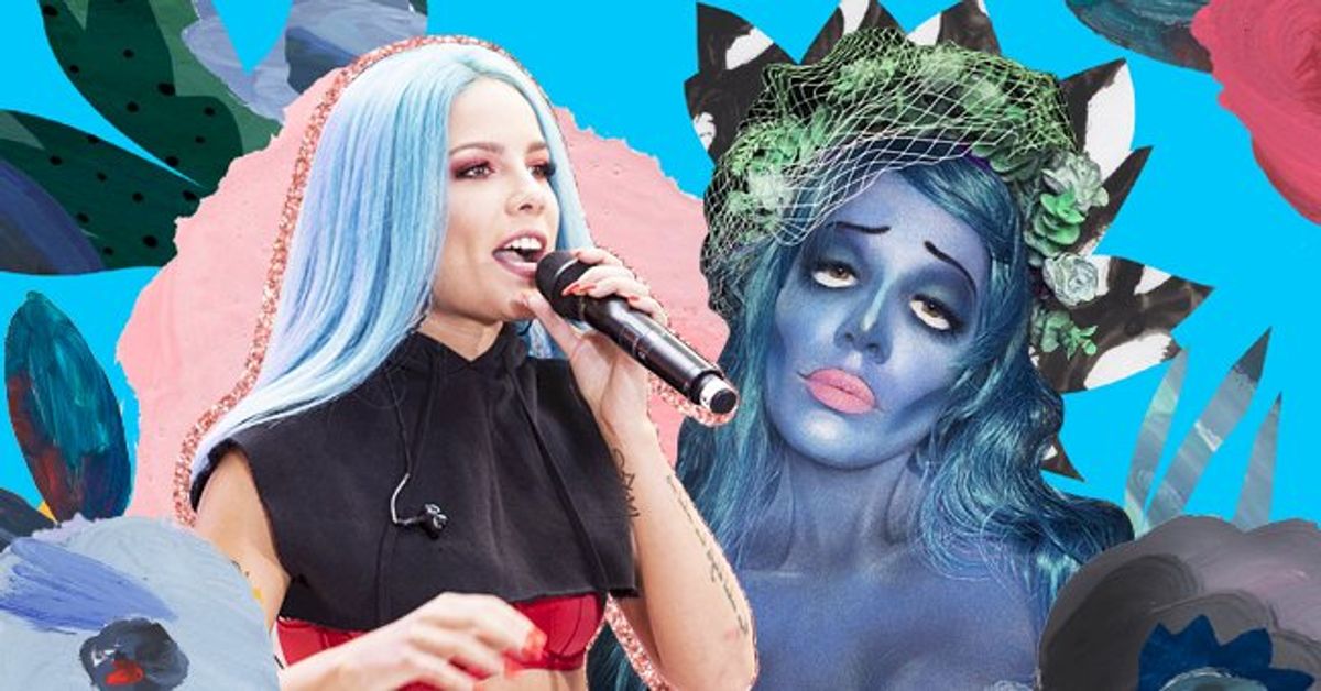 Halsey's Corpse Bride Halloween Costume Is Perfection